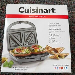 Cuisinart Silver Sandwich Press